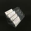 Kartenbox Schreibtisch Visitenkarten Aufbewahrungsbox Bürobedarf Acryl Transparent Prospekthalter Organisationsständer