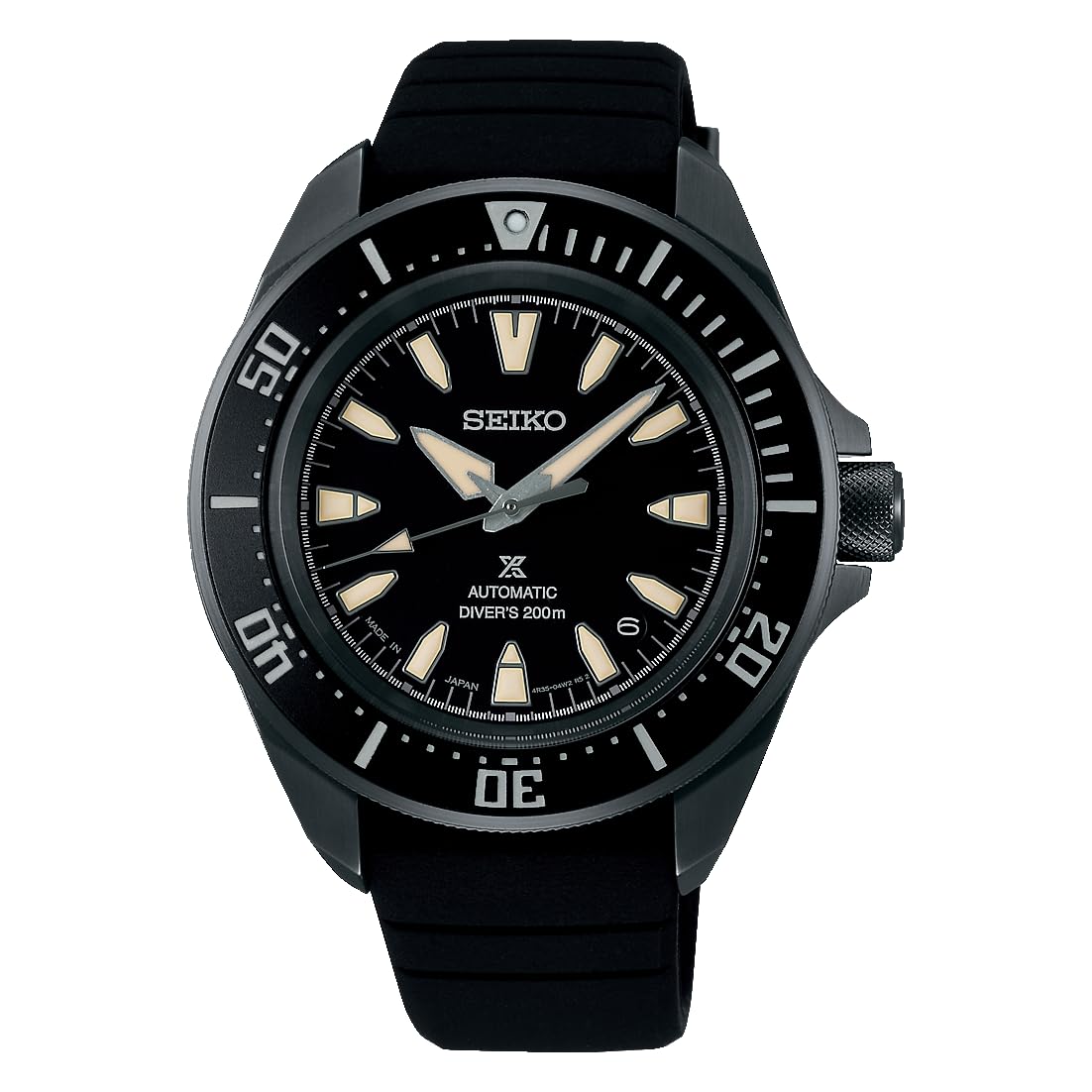 

PROSPEX SBDY133 DIVER SCUBA Mechanical Men s Silicone Band Japan Import NEW 2024, Black