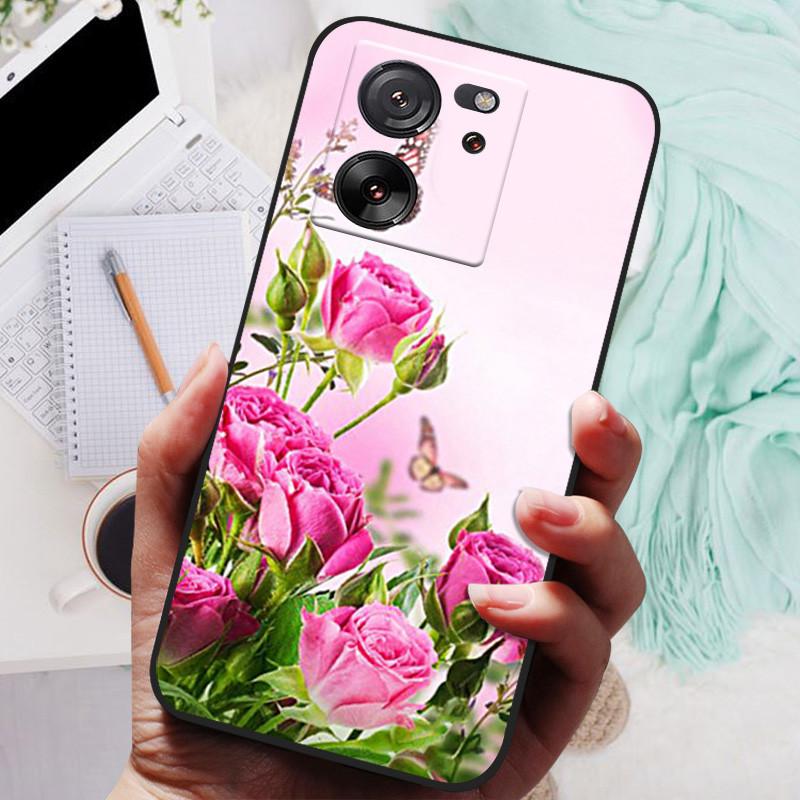 Für Xiaomi 13T Pro Hülle Marmor Handyhülle Weiches Silikon Stoßfestes TPU Funda Für Xiaomi 13T 5G Capa Niedlicher Druck Schutz