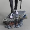 31cm / 12 Zoll Anime Chainsaw Man Hayakawa Aki Dämonenpistole PVC Figur kampfbeschädigter Aki GK Statue Modell Spielzeug Schreibtischverzierung Geschenk
