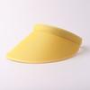 New summer straw hat cycling anti-ultraviolet empty top sun hat unisex large edge showing face small hat