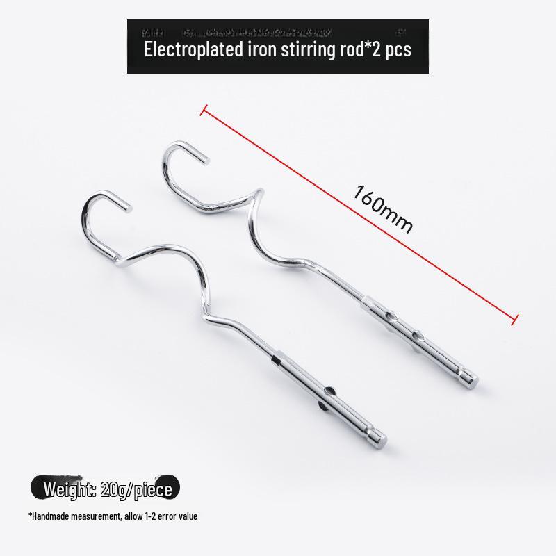 Elektrischer Eierschläger aus Edelstahl mit 12 Drähten zum Backen und Sahnerühren