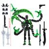1Set T13 Multi-jointed Movable Robot Titan 13 Action Model 3D Full Joint Lucky 13 Action Model Nova 13 Action Model