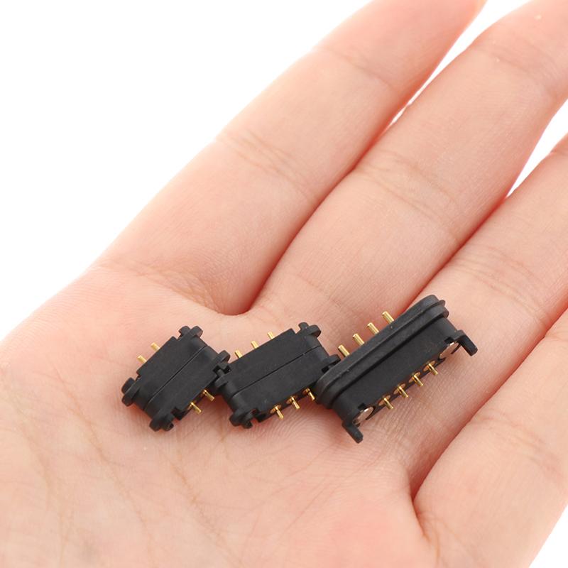 1 Paar Magnetischer Pogo-Pin-Steckverbinder 2P 3P 4P Pogopin 2,5 mm Stift Buchse Federbelastete DC-Strombuchse