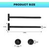 200Pcs Nylon Universal Cable Tie Buckle, Ziplock Pro Car Button Grip Ziptie Lock Clips, Strap Style Self-Locking Zip Tie For Automotive Bumper Fender