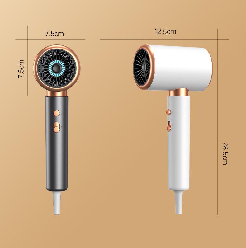 High-Power Blue Light Hair Dryer for Salon and Dorm Use