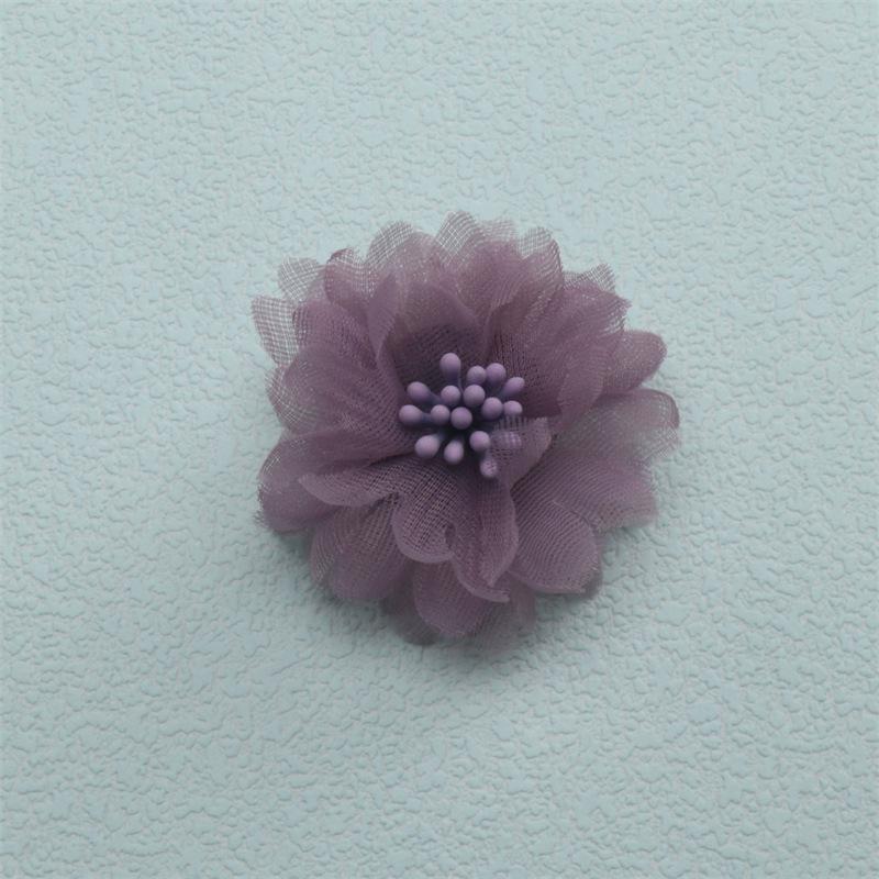 Three-Dimensional Fabric Yarn Flower Corsages: DIY Accessories for Shoes, Clothing, Brooches, and Hair Clips.