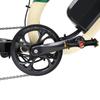 Elektrofahrrad Erwachsener Onesport W66 20" 500W Motor Volle Stoßdämpfung E-Bike 48V 13.5AH Max. Reichweite 100Km Last 180Kg Beige