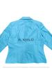 AL KHALID New Motorcycle Biker Stylish Blue Women's Handmade Real Lambskin Leather Jacket