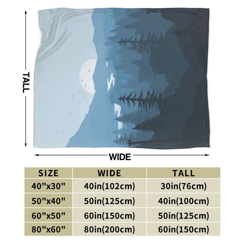 Firewatch Blue Custom Comfortable Gift An UltraSoft Micro Fleece Blanket