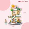 Building Blocks City View Scene Coffee Shop Retail Store Architectures Model Assembly Toy Christmas Gift for Children St Practical Use