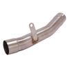 Motorcycle Exhaust Muffler Stainless Steel Middle Link Pipe Slip On For Kawasaki ZX6R ZX 6R ZX-6R Ninja 636 2009 - 2020 Years