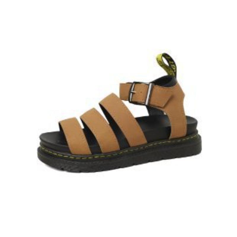 Women's Plus Size New Summer Chunky Sole Open Toe Fashion Beach Roman Sandals European American Style