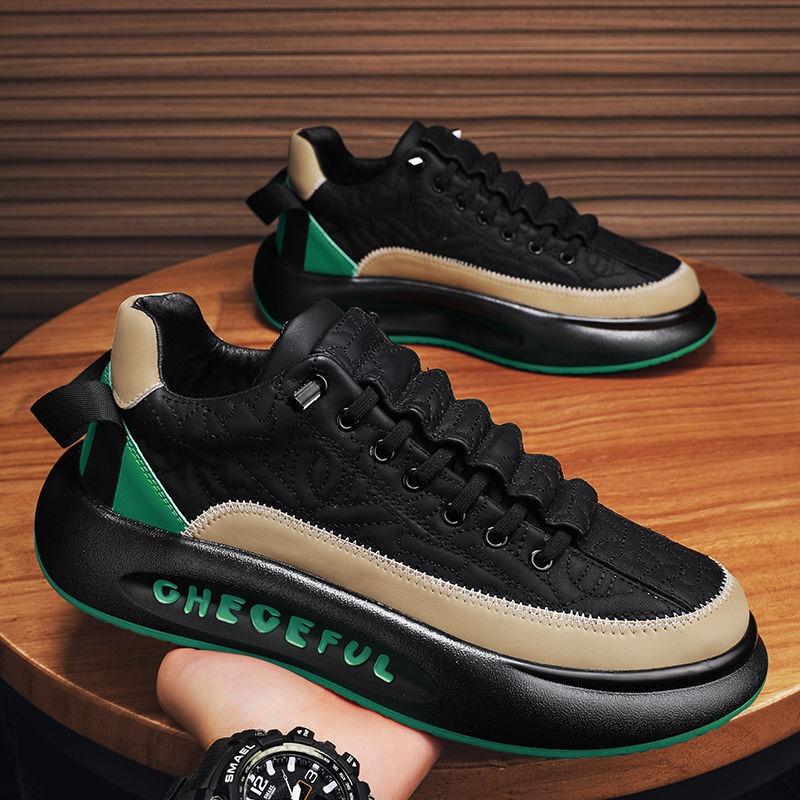 Fashion Trend Platform Men Sneakers Thick Bottom Comforts Sport Running Shoes Plus 45 Men's Shoes Non Slip Damping Trainers Tenis Hombre