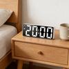Digital Alarm Clock with LED Display Date Temperature Dimmable Snooze for Deep Sleepers Kids Elderly Home Office