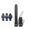 Black Blue Brown Soft Cslfskin GenuineLeather Rivet Cowhide Watchband 20mm For IWC Strap For Mark18 BraceletsFree Tools