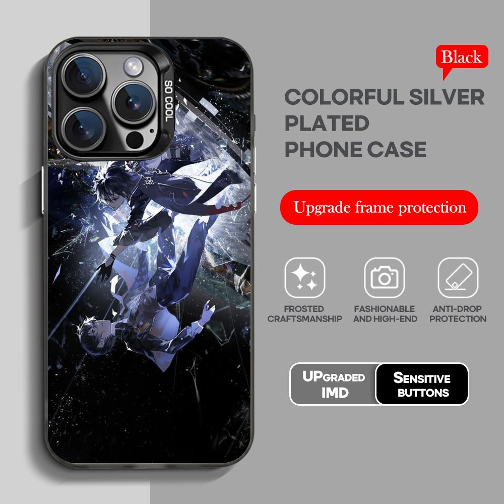Lord of Mysteries Phone Case black IMD Colorful Silver Suitable case for iPhone 17 16 e 15 14 13 12 11 Pro Max