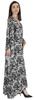 Moomaya Long Kaftan Maxi Dress For Women  s Kimono Sleeves Beachwear Cover Up Plus Size