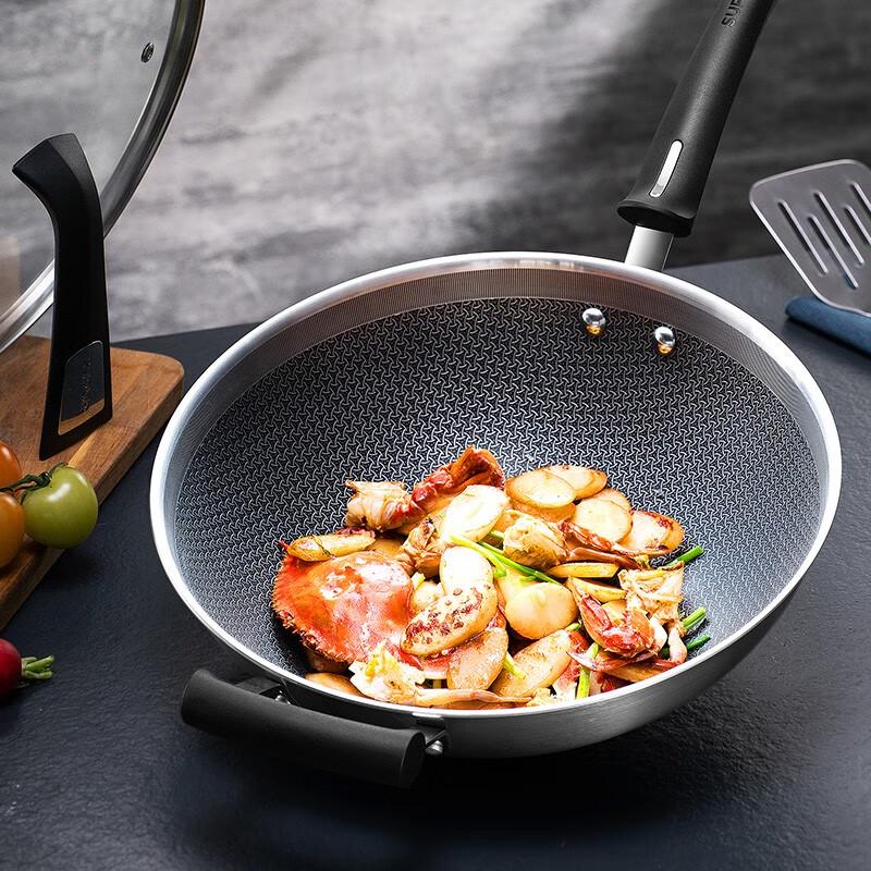 Supor 316 Stainless Steel Non-stick Wok