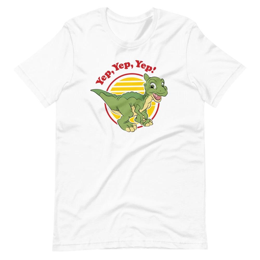 

LAND BEFORE TIME Ducky Yep Yep Yep Short-Sleeve Tee 100% Cotton T-shirt Mens Tees Top 2XL
