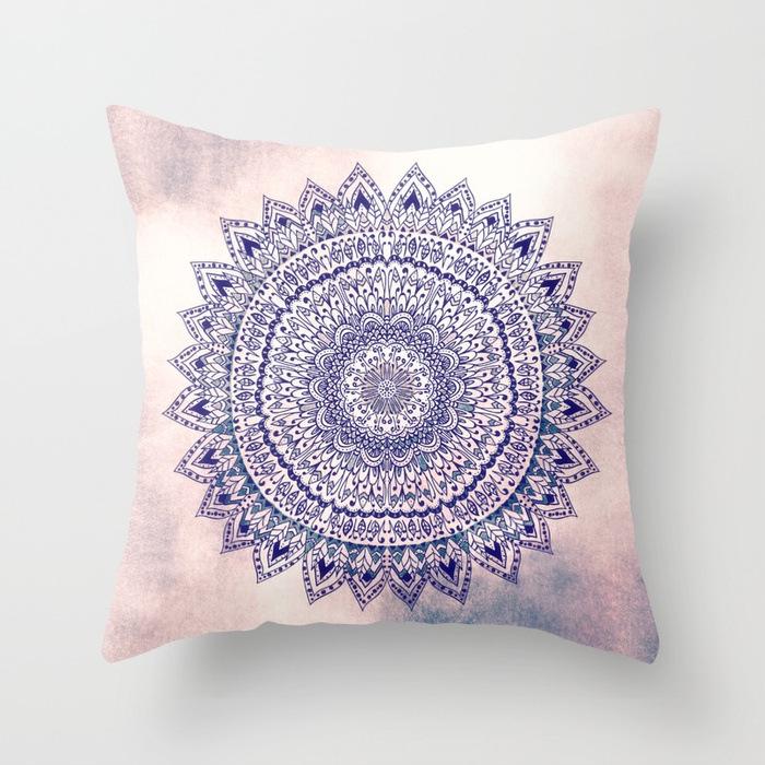 New Mandala Series Ethnic Theme Polyester Pillow Case Cushion Exotic