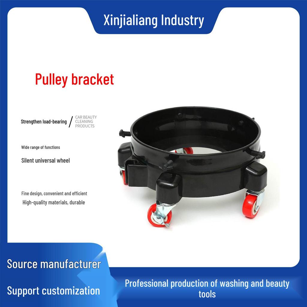 Universal Car Wash Bucket with Pulley Base - Car Cleaning Tool