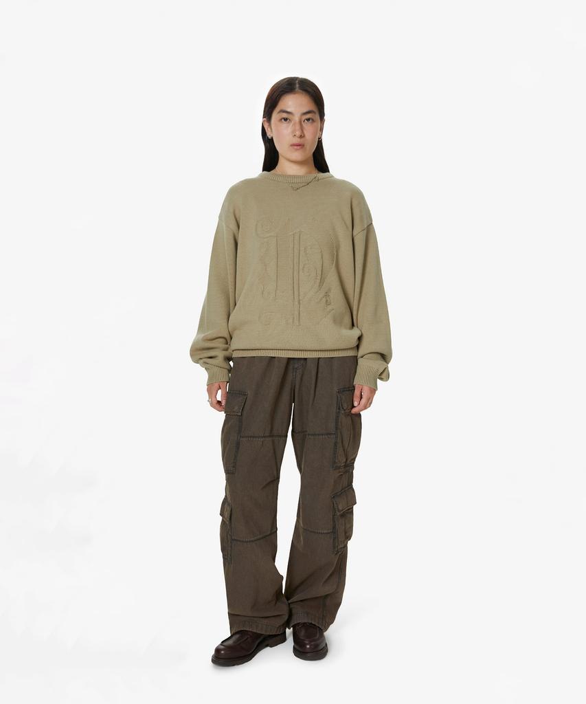 THISISNEVERTHAT Fortuna N-Logo Sweater Beige