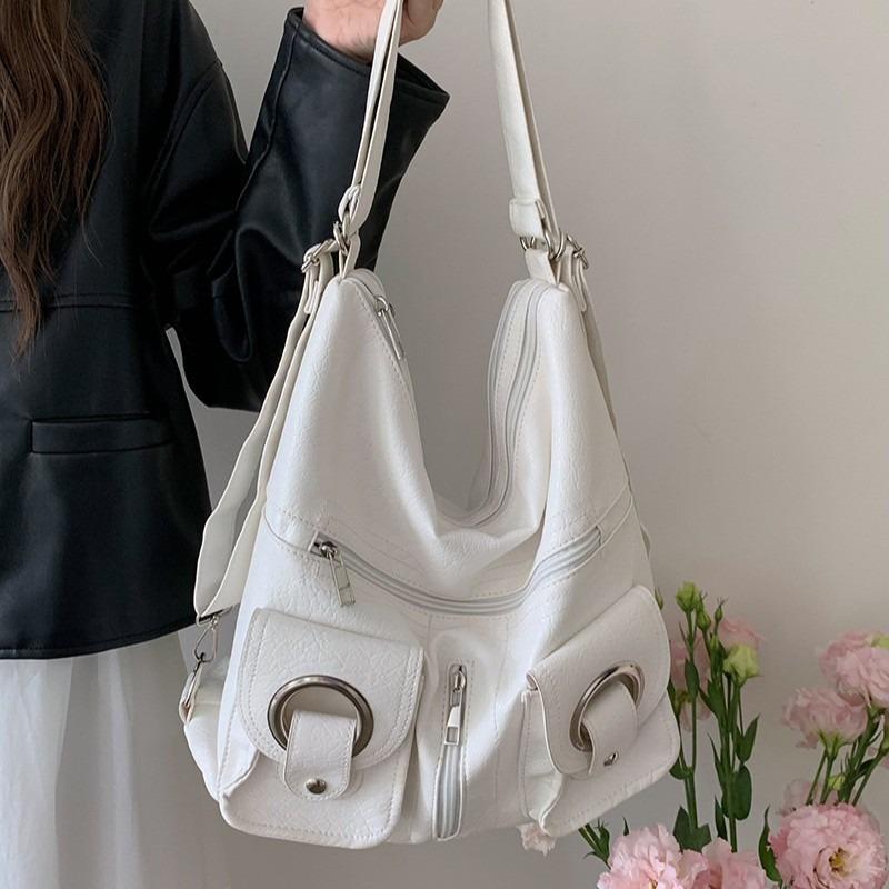 Personality Simple Multi-shoulder Oblique Straddle Commuter Bag Large Capacity Student Shoulder Travel Bag