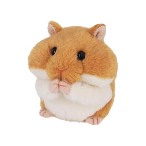 Sanei Boeki Mogomogo Hamsuta ~ Golden-san W6 X D7 X H7.5cm Stuffed Toy MGH01