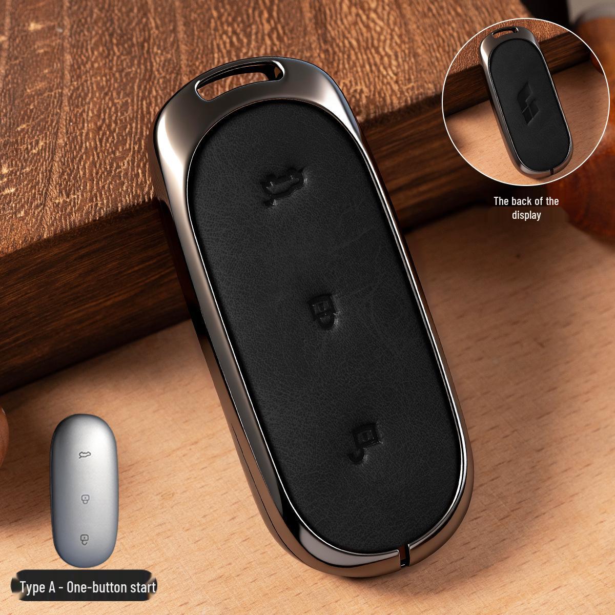 

Compatible Ideal L8 Key Case for Lixiang/L6/L7/L9/i6/i8/pro/max Models, Male Car Bag Crazy Horse Leather