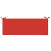 2 Piece Bench Cushions SOEST 2 Pcs. 100percent  Polyester Red
