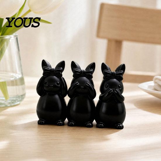 Easter Bunny Ornament Ornament, One-piece Molded Figure, 3D Printed Rabbit Decor Design Decorative Figurine for Living Room Bedroom