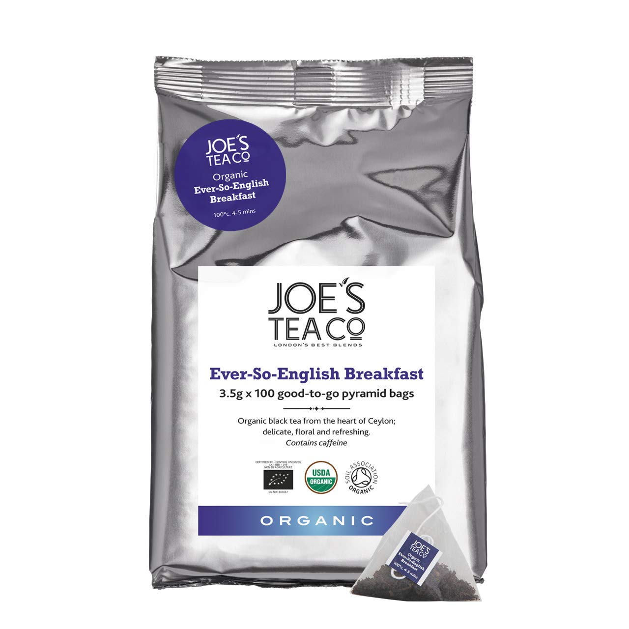 

Чай Ever So English Breakfast 100 шт. в упаковке JOE S