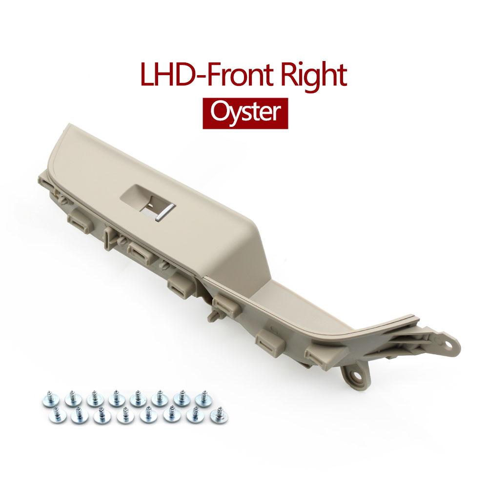 LHD Car Interior Front Left Right Door Pull Handle Window Lifter Switch Panel Cover Trim For BMW 6 Series GT G32 2017-