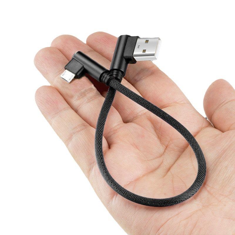 Cablu Micro USB cu Cot pentru Încărcare Rapidă 120W pentru Huawei, Vivo, Oppo, Honor