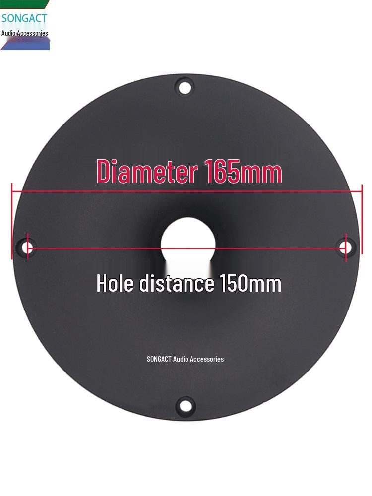 

6.5-Inch High-Frequency Horn Speaker with 165mm Round, 34-Threaded Driver Head, Plastic Housing Accessories