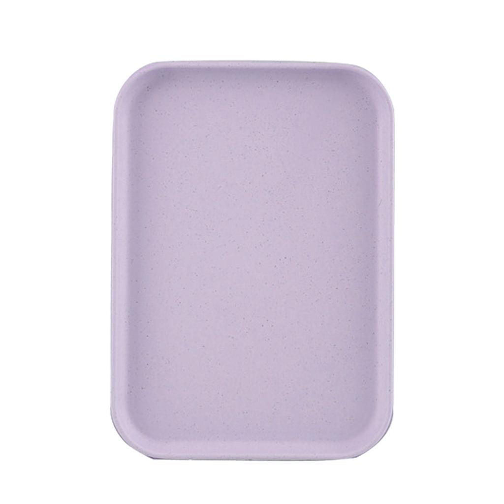 Kuchyňský servírovací tác Pšeničná sláma Obdélníkový Severský styl Cupcake Ovoce Svačina Čajový tác pro Domov