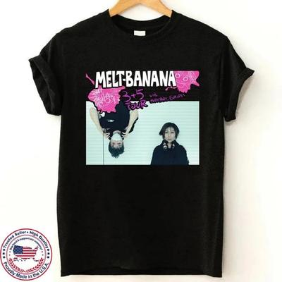 MELT BANANA 3+5 Tour 2024 Short Sleeve T Shirt Full Size S-5XL 2