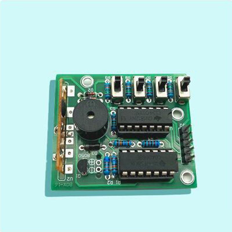 16 Music Sound Box Box-16 Board 16-Tone Electronic Module Diy Kit Parts Components Soldering Practice Learning Kits