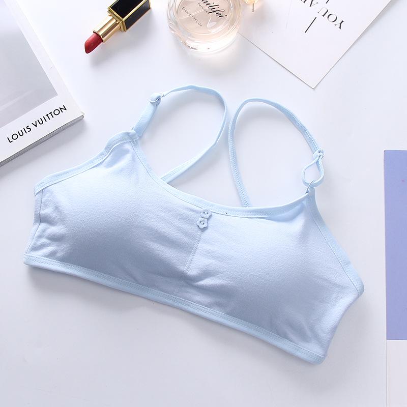 Girls Cotton Bra Puberty Teenage Breathable  Kids Clothes Children Vest Training Bra