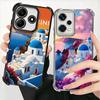 Santorini Greece Summer Plating Phone Case For Xiaomi Redmi Note 14 15 Pro Plus 13 12 11 11S 11T 10 9S 9 5G Anti-Fall Airabag Co