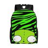 Gir Backpack Invaders Zims University Backpacks Unisex Modern High School Bags Custom Soft Rucksack