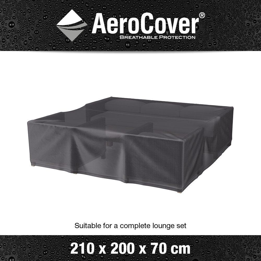 Pokrowiec na meble ogrodowe 7932 220x210x70 aerocover szary homms