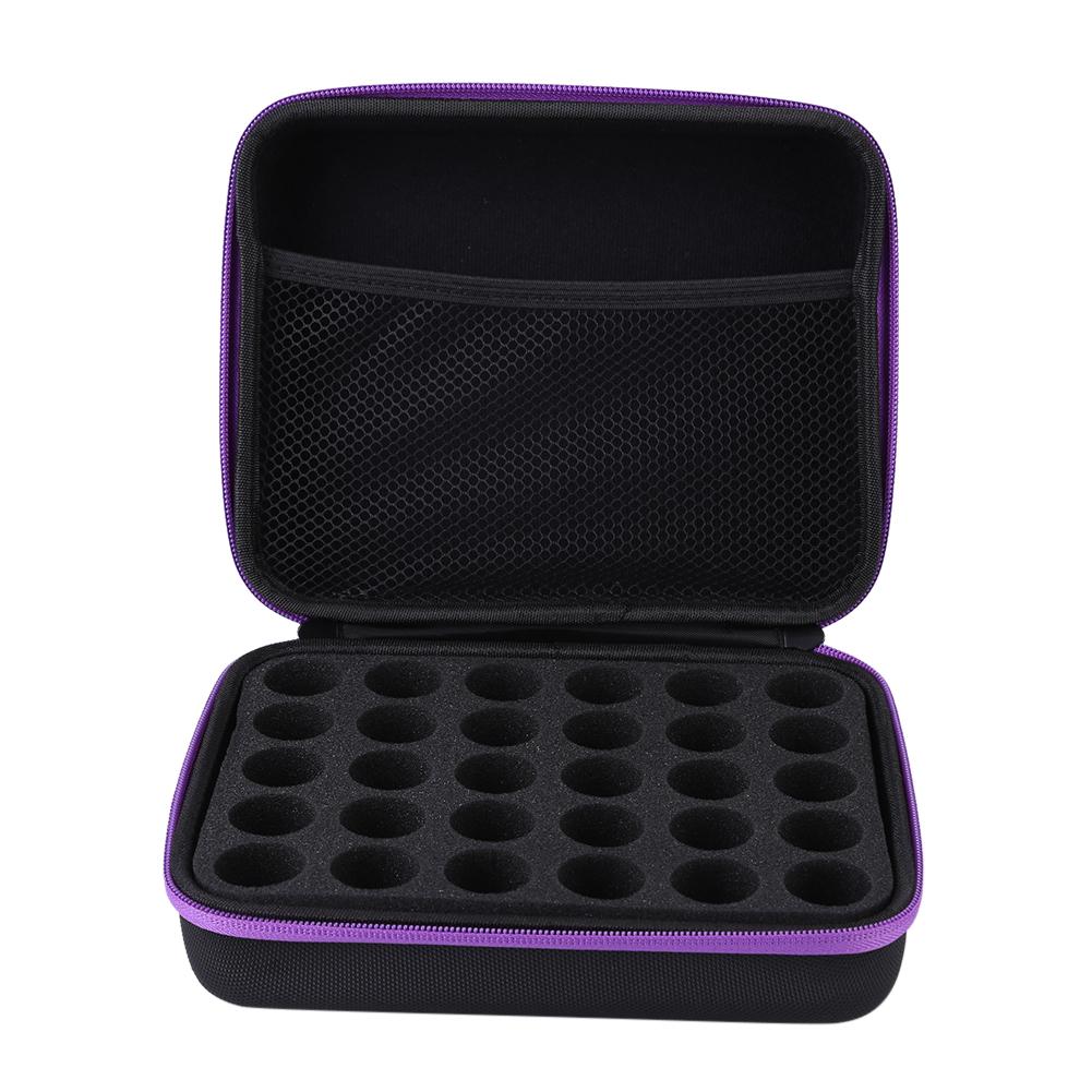 

30 Bottles Essential Oil Bags 10/15ML Shockproof Storage Case Portable Travel Carrying Boxs for Home Organization