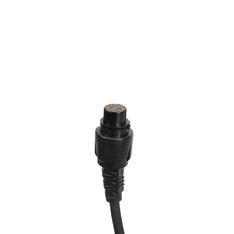 300cm Long 12 Pin Male to Female Handheld Microphone Extension Cable Suitable for Hytera MD780 MD650 RD980 Radio Models
