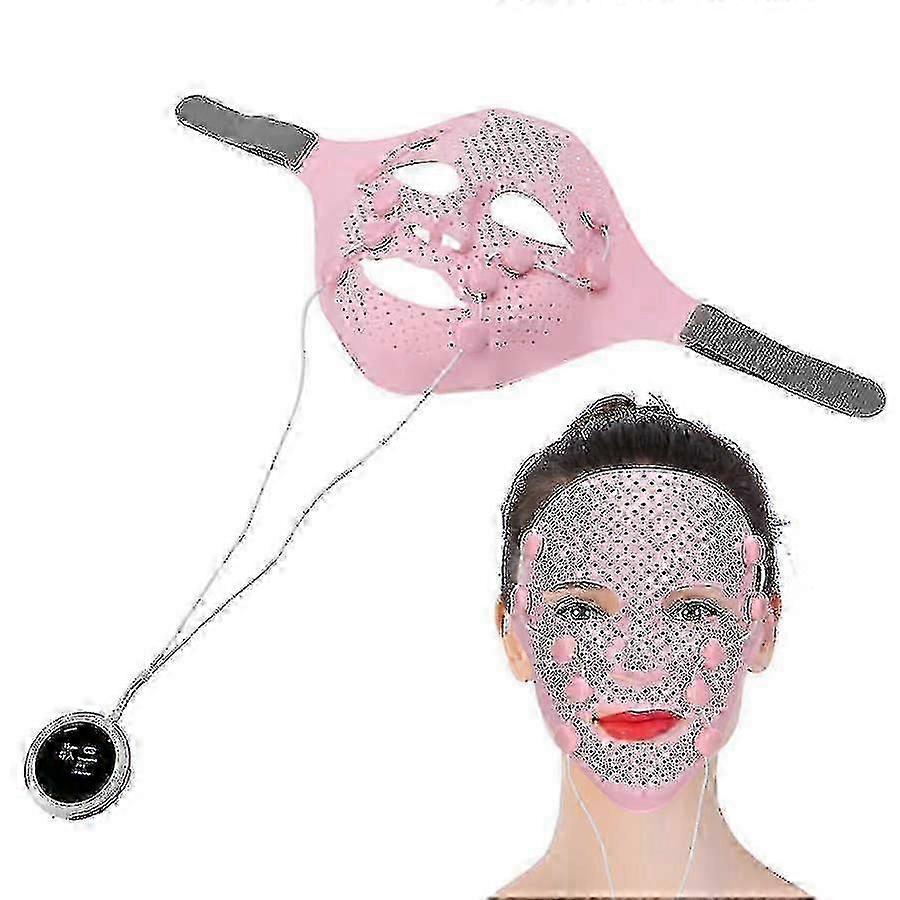 EMS Face Massager with V-Shaped Design - Electric Pulse Device for Skin Rejuvenation