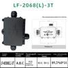 IP66 Waterproof Junction Box with 3mm-6.5mm Cable Connector Sealed Flame Retardant for Garden Security Camera Wiring