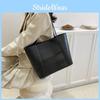 Modern Chic Black Pu Tote Bag For Women Perfect For Everyday Commuting Needs