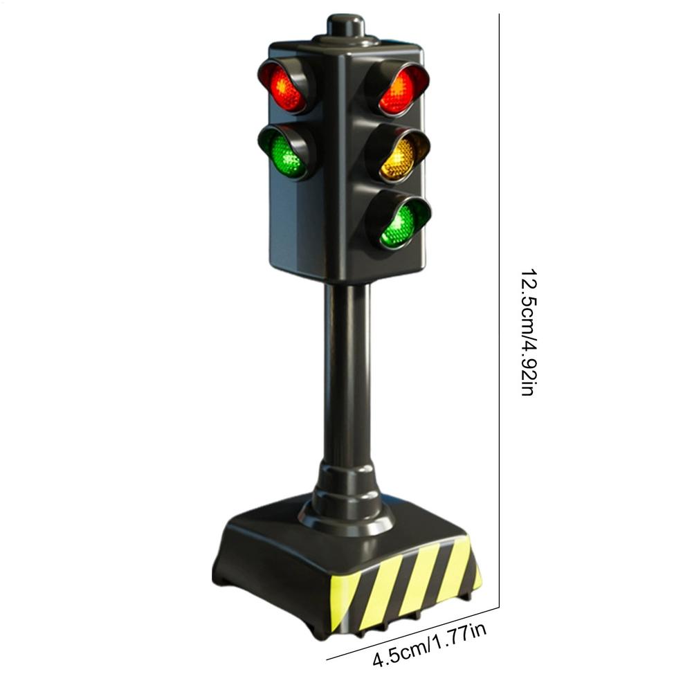 

Traffic Light Toys for Kids Small Traffic Light Signs with Lights and Sounds Stop Light Model Safety Traffic Indicator