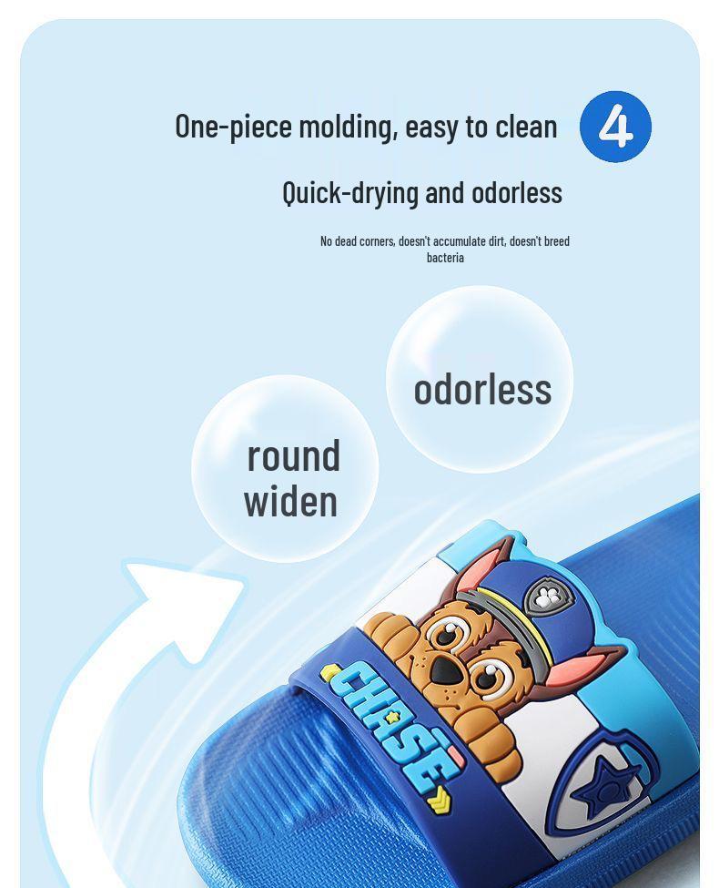 Pantuflas Antideslizantes de Interior y Sandalias de Baño para Niños Pequeños de Paw Patrol